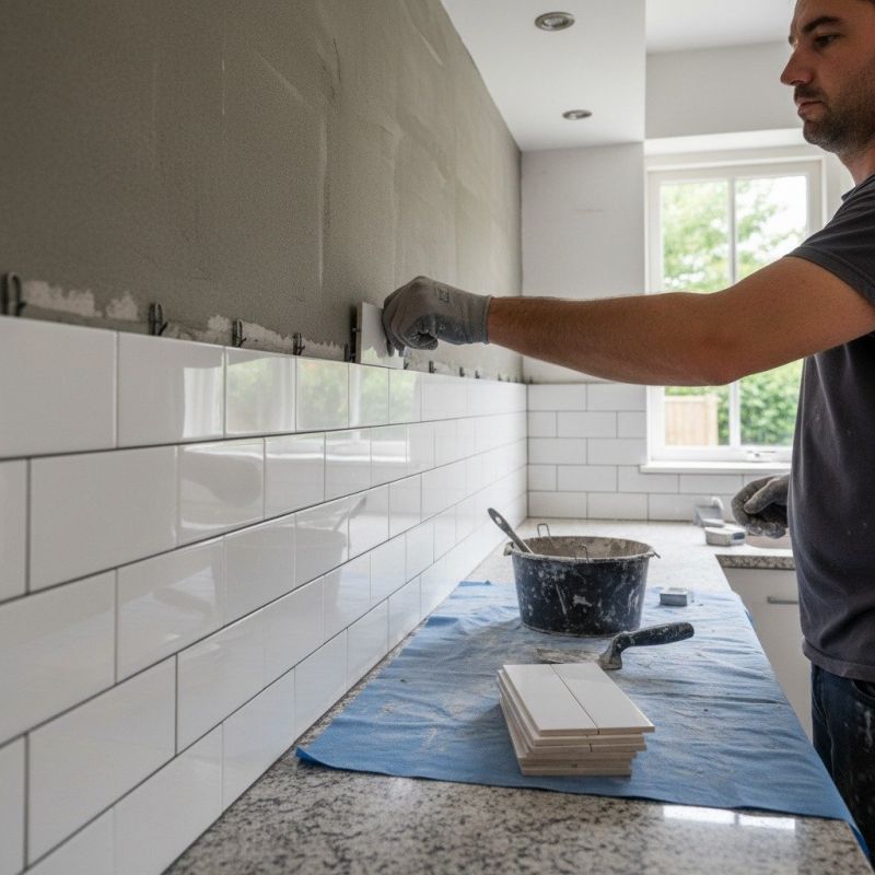 Tile Backsplash Installation